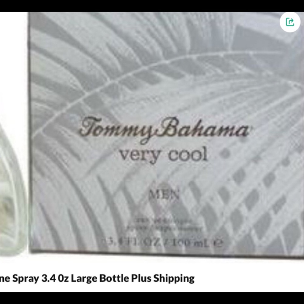 - Tommy Bahama men’s scent large 3.3 !
